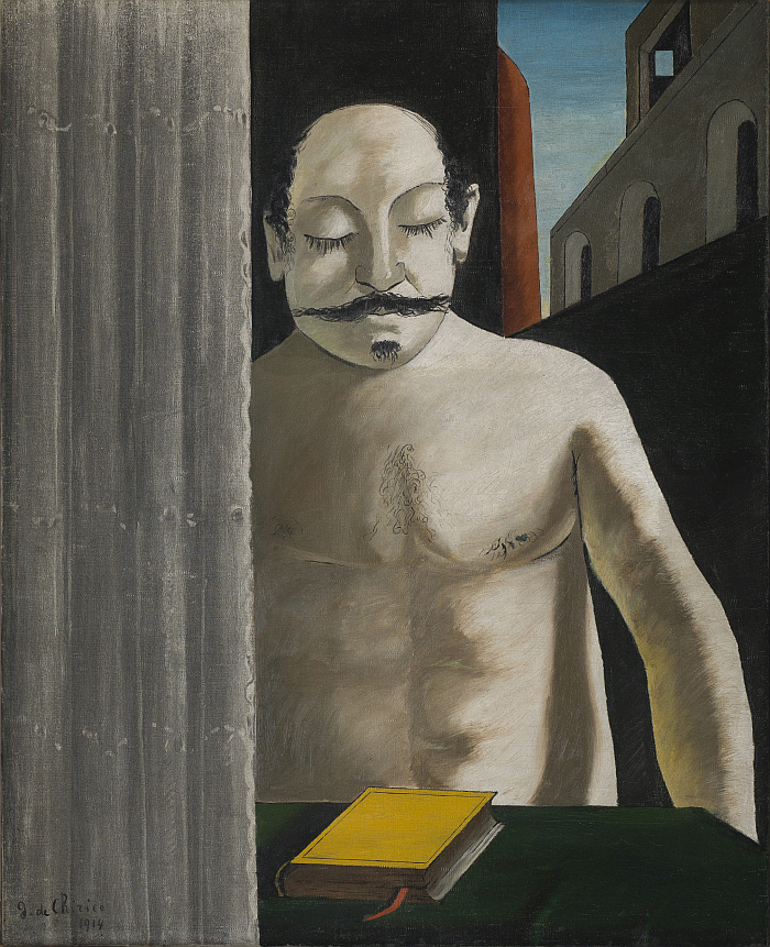 Giorgio de Chirico, Le Cerveau de l'enfant, 1914, part of De Chirico. Magical Reality, Hamburger Kunsthalle, Hamburg (image © Moderna Museet, Stockholm, courtesy Hamburger Kunsthalle)