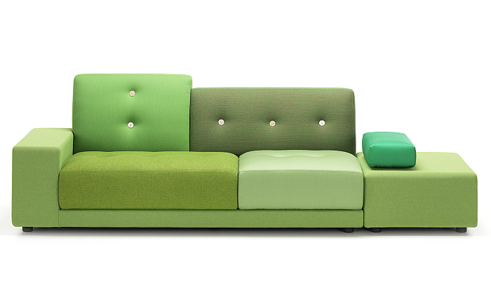 The Polder Sofa by Hella Jongerius for Vitra.... Proof, were it needed that Hella Jongerius doesn't have a favourite colour.....
