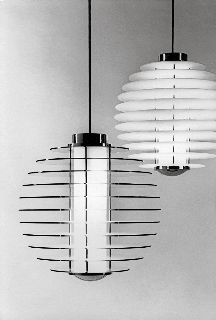 0024 pendant lamp by Gio Ponti for Fontana Arte, 1931 (Photo © Gio Ponti Archives/Historical Archive of Ponti’s Heirs, courtesy Taschen Verlag)