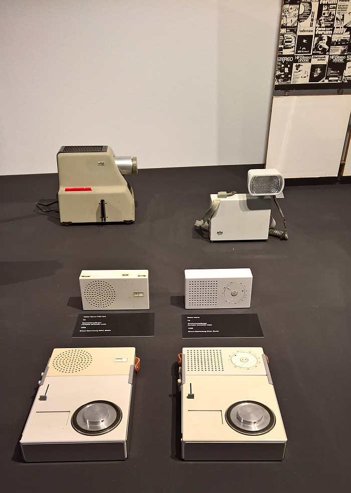 Early Braun designs by Dieter Rams, as seen at Braun 100, Bröhan-Museum, Berlin