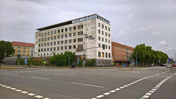 Hotel Lunik. Eisenhüttenstadt, the most prominent DDR era ruin in Hütte, and in many regards symbolic of one of the problems of contemporary urban planning.....