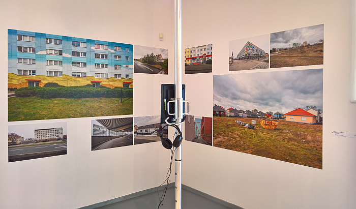 Photos of contemporary Eisenhüttenstadt and Schwedt, as seen in Endless Beginning. The Transformation of the Socialist City, Museum Utopie und Alltag, Eisenhüttenstadt