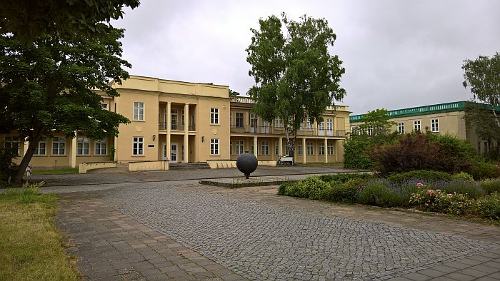 The contemporary Museum Utopie und Alltag, a former Kindergarten, in Wohnkomplex II, Eisenhüttenstadt