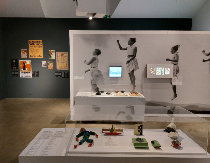 Works by students of the Loheland School and Bauhaus, the latter primarily Marianne Brandt, as seen at Here We Are! Women in Design 1900 - Today, Vitra Design Museum, Weil am Rhein