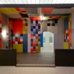 Bar Aubette foyer (reconstruction) by Sophie Taeuber-Arp, as seen at Color as Program. Part One, Bundeskunsthalle, Bonn