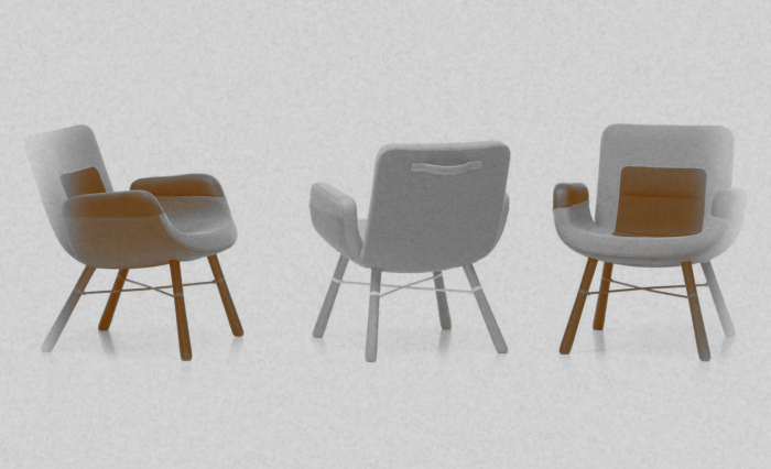 East River Chair by Hella Jongerius for Vitra (original photo from the Historia Supellexalis)