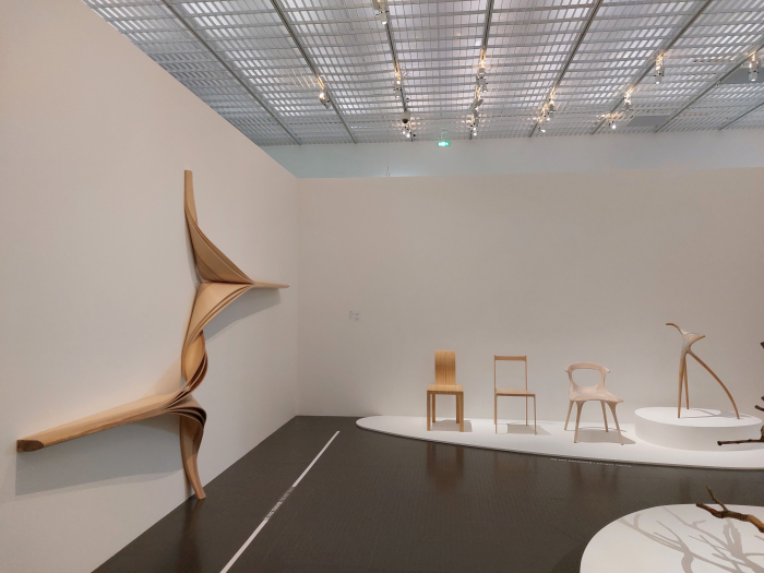 Works from the chapter Nature at Work, as seen at Mimesis. A living design, Centre Pompidou-Metz