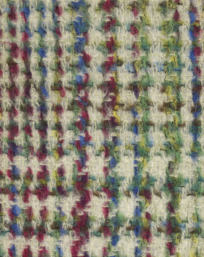Loch Lomond by Bernat Klein (1960, almost certainly mohair, but is not stated on the image file), part of Bernat Klein. Design in Colour, National Museum of Scotland, Edinburgh (photo © and courtesy National Museums Scotland)