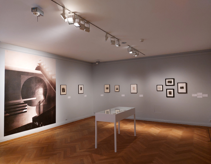 Photos of Vorkurs projects, and of a staircase at Bauhaus Weimar, taken by Lucia Moholy, as seen at Lucia Moholy – The Image of Modernity, Bröhan Museum, Berlin
