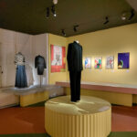 Clothing design by (l to r) Martin Margiela, Azzedine Alaïa and Thierry Mugler, as seen at Années 80. Mode, design et graphisme en France, Musée des Arts décoratifs, Paris