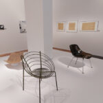 The Spider metal garden chair and Scobalit chair by Emil and Willy Guhl, as seen at Willy Guhl. Thinking with Your Hands, Museum für Gestaltung, Zürich
