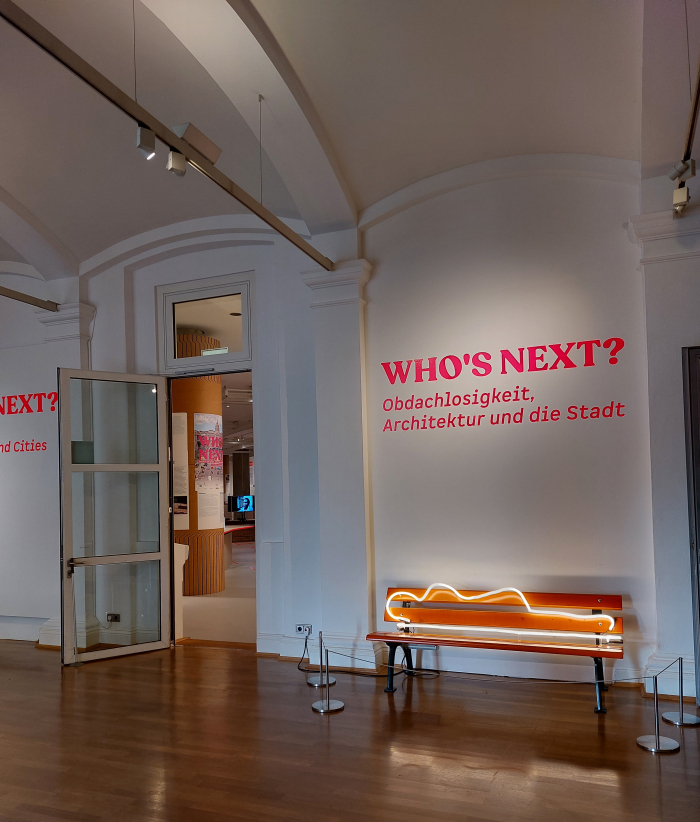 The Glowing Homeless by Fanny Allié, as seen at Who’s Next? Homelessness, Architecture and Cities, Museum für Kunst und Gewerbe, Hamburg
