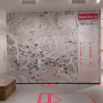 A map of the infrastructure for homeless persons in Hamburg, as seen at Who’s Next? Homelessness, Architecture and Cities, Museum für Kunst und Gewerbe, Hamburg