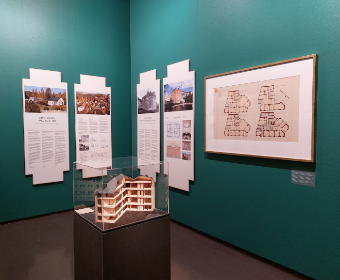 A model and plan of and for the Ebeneser kindergarten in Helsinki by Wivi Lönn, (1908), as see at Long Live Wivi Lönn!, Museum of Finnish Architecture, Helsinki