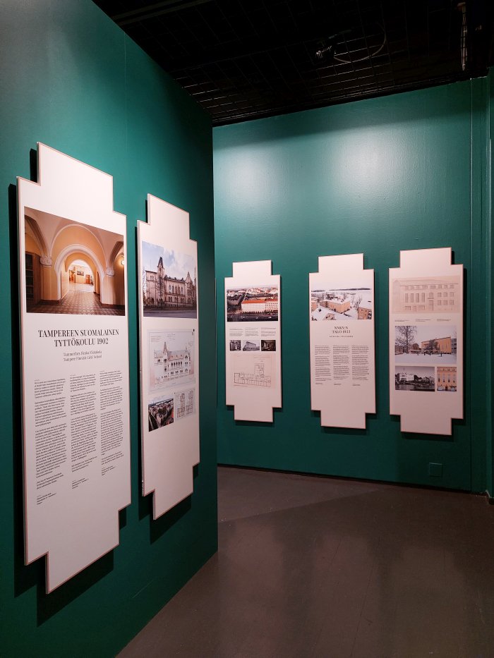 Discussions on works by Wivi Lönn, as see at Long Live Wivi Lönn!, Museum of Finnish Architecture, Helsinki