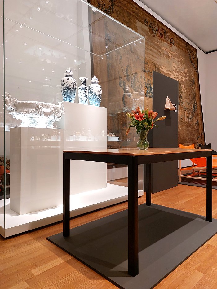 Table by Studio Machwerk, as seen at Grassimesse 2023, Museum für Angewandte Kunst, Leipzig