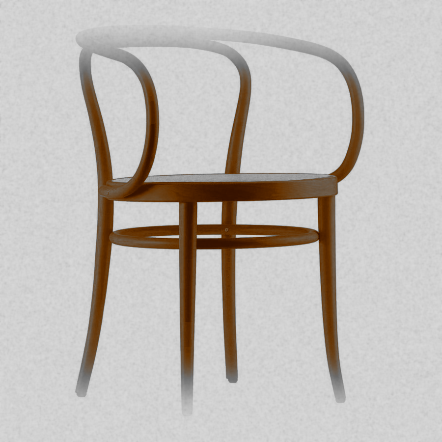 Chair 209 by Gebrüder Thonet for Thonet (original photo from the Historia Supellexalis)