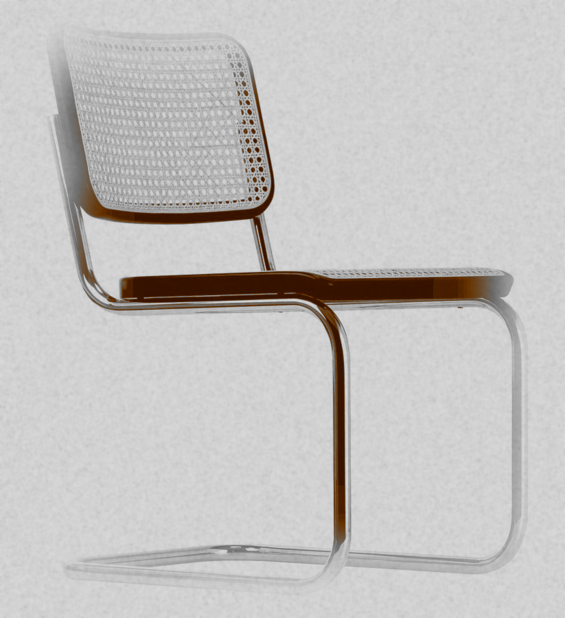 S32 by Marcel Breuer for Thonet (original photo from the Historia Supellexalis)