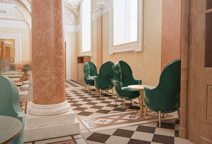 Furniture for the State Opera, Budapest by Annabella Hevesi / Line and Round (Image Line and Round)
