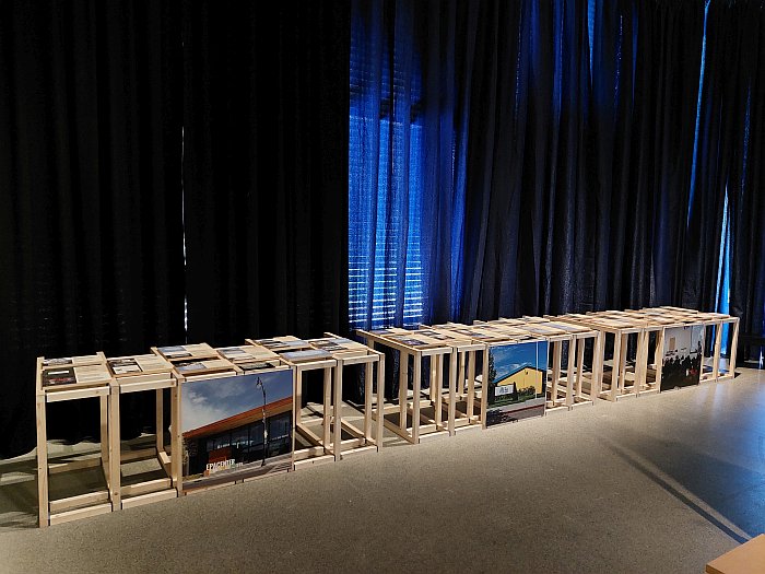 An introduction to educational and cultural initiatives by the John &amp; Marcia Goldman Foundation, Emerson Collective and Chan Zuckerberg Initiative in East Palo Alto, California, as seen in The Gift. Stories of Generosity and Violence in Architecture, Architekturmuseum der TU München