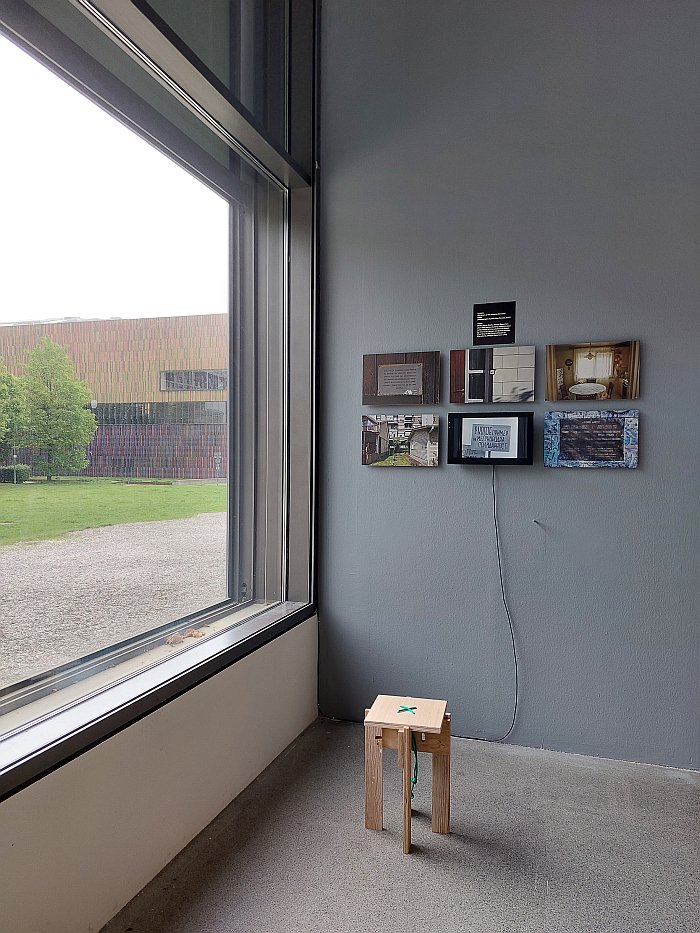 Photos of housing estates in Skopje, North Macedonia by Mila Gavrilovska, as seen in The Gift. Stories of Generosity and Violence in Architecture, Architekturmuseum der TU München 