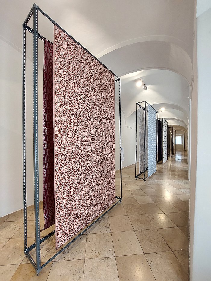 Part of the Texhibition retrospective, as seen at Design Without Borders 2024, Kiscell Museum, Budapest