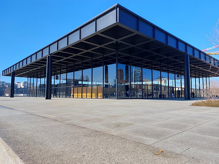Neue Nationalgalerie, Berlin by Ludwig Mies van der Rohe (1968)