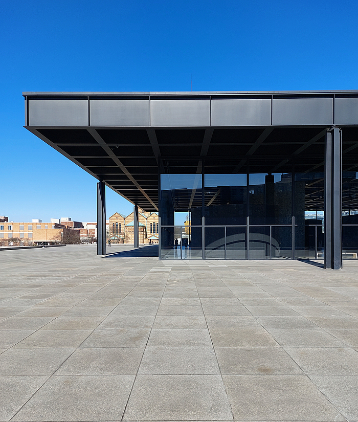 Neue Nationalgalerie, Berlin by Ludwig Mies van der Rohe (1968)