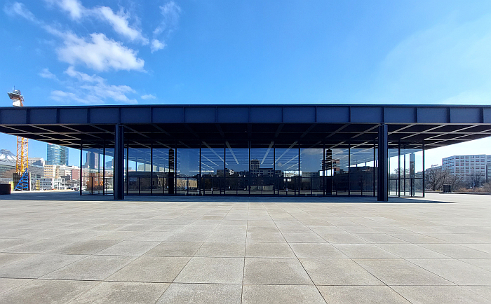 Neue Nationalgalerie, Berlin by Ludwig Mies van der Rohe (1968)