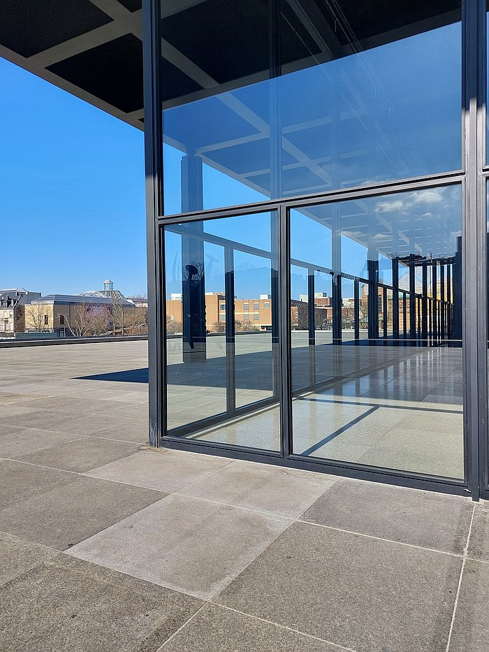 Neue Nationalgalerie, Berlin by Ludwig Mies van der Rohe (1968)