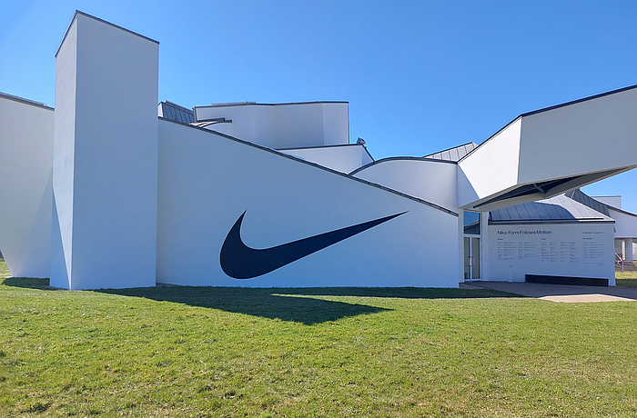 We can well imagine a Nike flagship store by Frank Gehry....