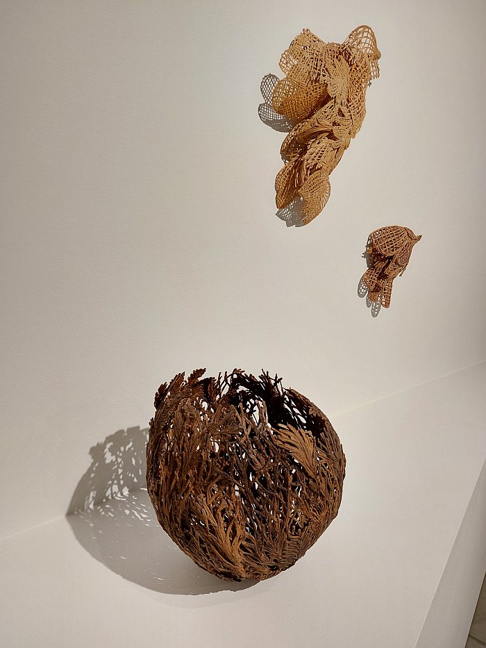 Basketry by Sofia Björkman, as seen at The Fine Lines of Constructiveness, 9th Tallinn Applied Art Triennial, Kai Art Center, Tallinn