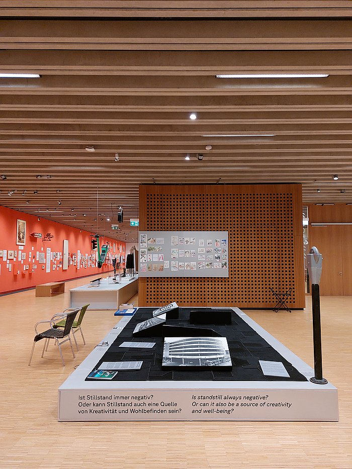The chapter Standstill, as seen at On the Move! Frankfurt and Mobility, Historisches Museum, Frankfurt