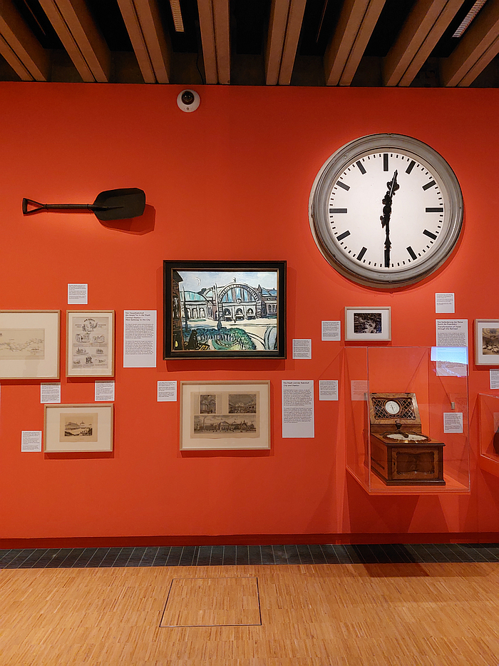 Part of the dicussion rail travel in Frankfurt, as seen at On the Move! Frankfurt and Mobility, Historisches Museum, Frankfurt