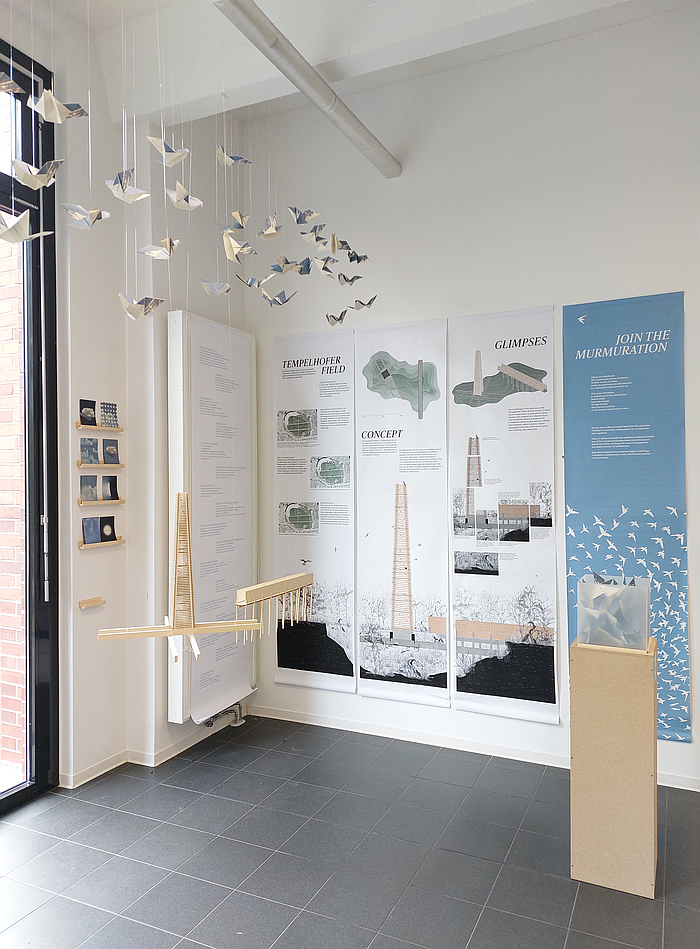 Part of the presentation of the project Non-Human Perspectives & Cohabitation by students at Berlin International University realised in context of the project A Seat at The Table! Designing Spaces of Assembly and Participation, as seen during Berlin Design Week 2025 