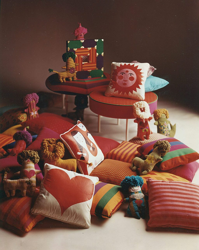 Works for Herman Miller Objects Division by Alexander Girard and Marilyn Neuhart, part of Eventually Everything Connects: Mid-Century Modern Design in the US, Cranbrook Art Museum (Photo Herman Miller Archive, courtesy Cranbrook Art Museum)