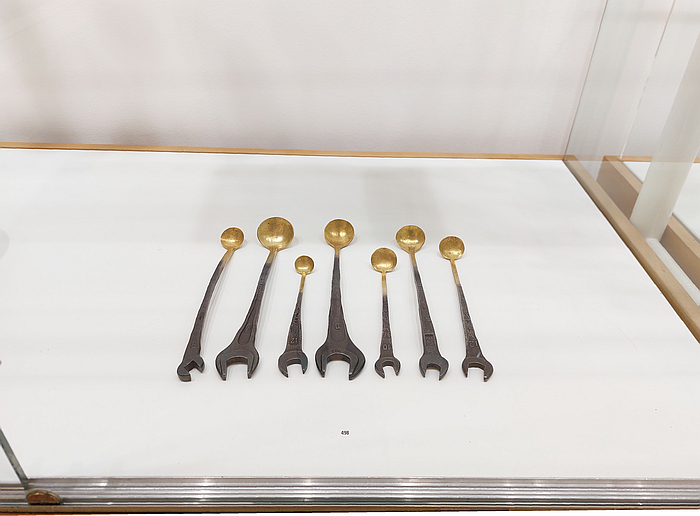 Small serving spoons/ladles by Nils Hint, as seen at Tischkultur, Galerie Handwerk Munich, during Munich Creative Business Week 2025