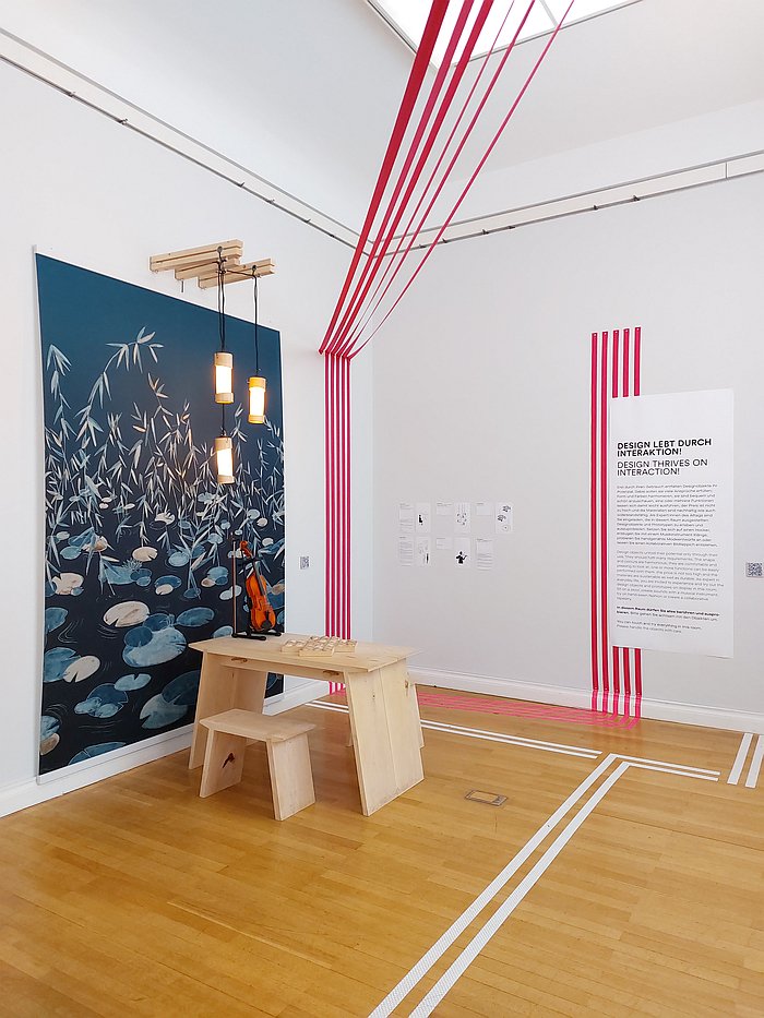 Some of the invitations within the chapter Design thrives on Interaction!, as seen at Schneeberger Geflecht, Kunstsammlungen, Chemnitz