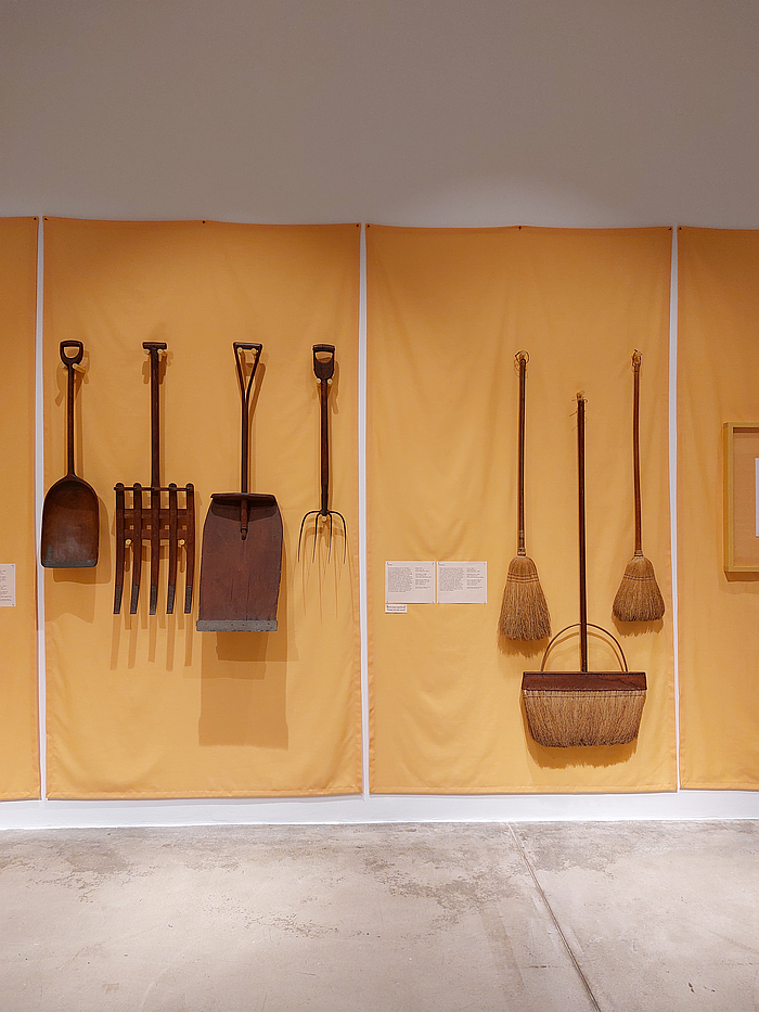 Shaker tools and brushes, as seen at The Shakers: A World in the Making, Vitra Design Museum, Weil am Rhein