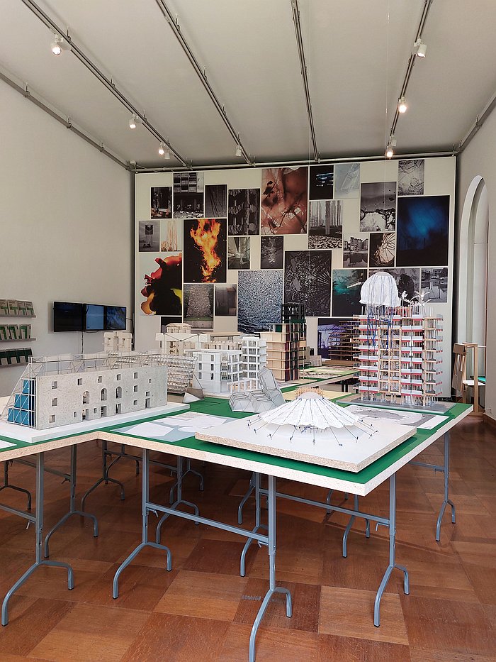The presentation of the project Anatomy of Change, as seen at Water and Time in Education and Design- ZAZ Bellerive - Zentrum Architektur Zürich 