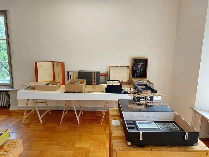Part of the presentation of the project Two Lakes, as seen at Water and Time in Education and Design- ZAZ Bellerive - Zentrum Architektur Zürich 