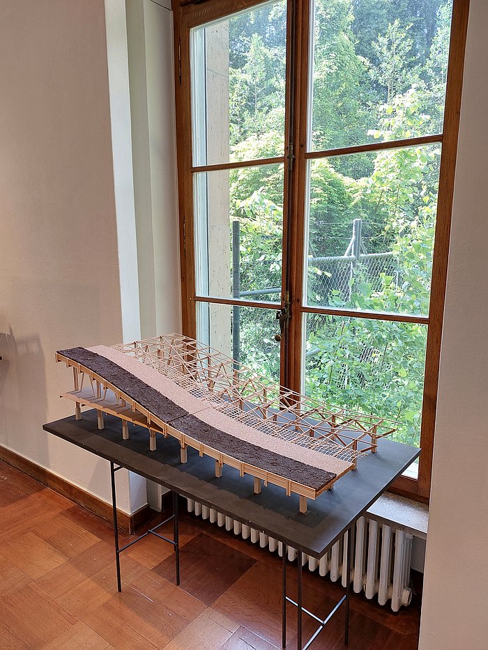 The proposal Agripelago for the lake village of Ganvié, Benin, by Friedrich Mönninger Hirotatsu Ohara & Maximilian Hupfauer from the Technische Universität München, part of Water Futures, as seen at Water and Time in Education and Design- ZAZ Bellerive - Zentrum Architektur Zürich 