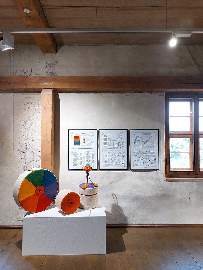 A project by Renate Müller for the Kinderklinik, Uni München, 2022, as seen at Renate Müller Spielzeug + Design Sonneberg, Wasserschloß Klaffenbach, Chemnitz