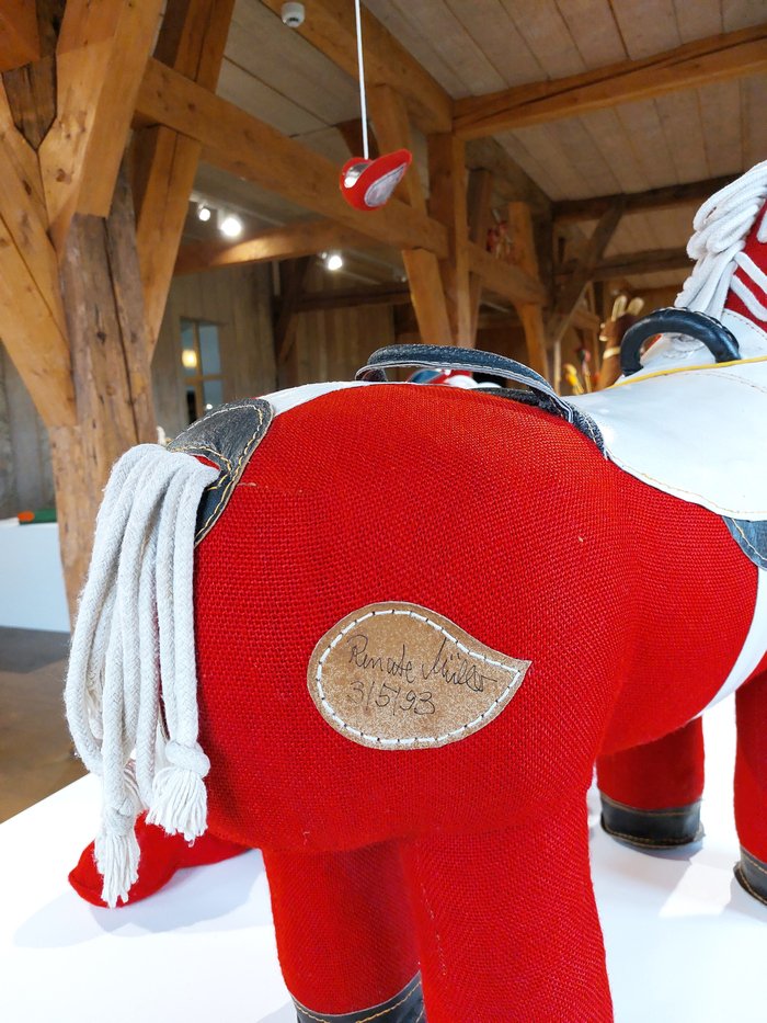 Every animal is branded, just in case...., as seen at Renate Müller Spielzeug + Design Sonneberg, Wasserschloß Klaffenbach, Chemnitz