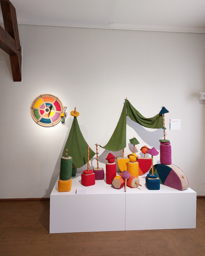 A multi-functional toy system by Renate Müller, 1982, as seen at Renate Müller Spielzeug + Design Sonneberg, Wasserschloß Klaffenbach, Chemnitz