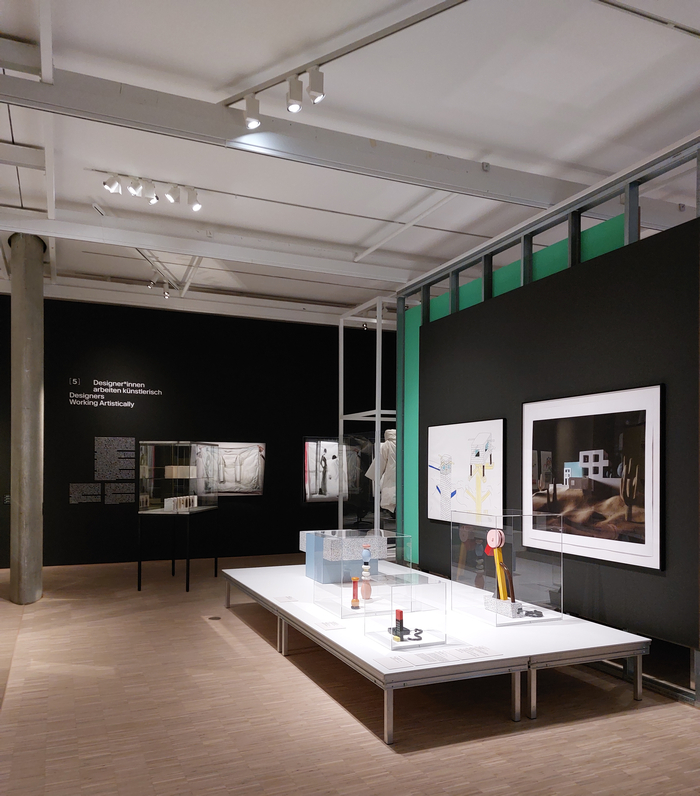 Objects by Ettore Sottsass for Memphis, as seen at Hello Image. The Staging of Things, Museum für Kunst und Gewerbe, Hamburg