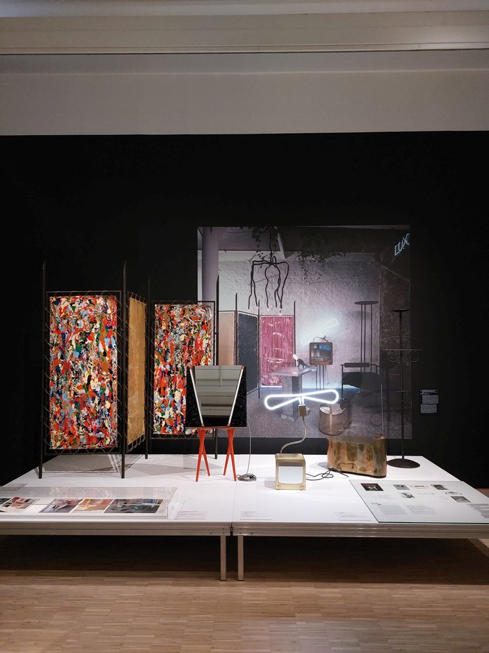Works by members of Möbel perdu, as seen at Hello Image. The Staging of Things, Museum für Kunst und Gewerbe, Hamburg