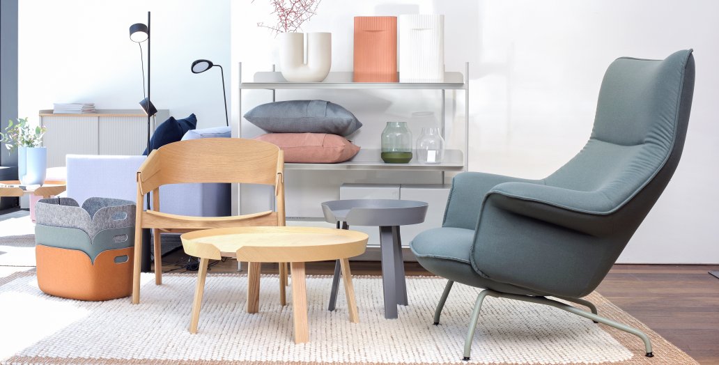 Designer furniture by Muuto at smow × USM in Stuttgart