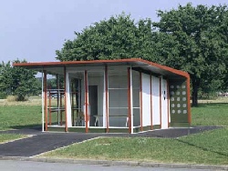 Petrol station by Jean Prouvé on the Vitra Campus