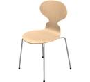 Ant Chair 3101, 46 cm, Clear varnished beech, Natural